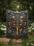 Tree Life Art Blanket Luxurious Plush Soft Cozy. Fixed Price $48.00.