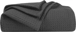 100% Cotton Queen Size Blanket For Bed - Waffle Thermal Winter, Brea. Fixed Price $51.11.