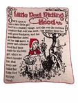 Green 3 - Large Throw Little Red Riding Hood. Fixed Price $80.00.