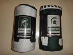 2 Michigan State Spartans Ncaa 45X60 Silk Touch Throw Fleece Blanket. Fixed Price $22.00.