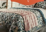 Opalhouse Oversized Fringe Bed Throw Blanket 55 X 80" Blush Pink New. Fixed Price $19.99.