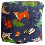 The Big One Plush Sportsman Lodge Oversized Throw Blanket, Hunting Fishing 5'X6'. Fixed Price $31.88.