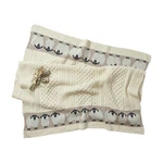 Children Irish Sheep Knitted Blanket For Boys & Girls, 100% Merino Wool Throw,. Fixed Price $124.79.