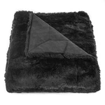 Hiend Accents Arctic Bear Faux Mink Fur Oversized Throw, 50X80 Inch, Black So.... Fixed Price $83.31.