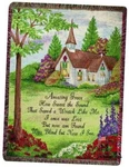 Manual 50 X 60-INCH Tapestry Throw With Fringe, Scenic Amazing Grace. Fixed Price $74.72.