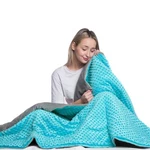 Super Soft Weighted Blanket For Kids With Removable Cover - 10 Lbs 48'' X 72'.... Fixed Price $83.69.
