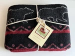 Woolrich Jacquard Berber Throw Blanket Bear Pattern 50X68 Acrylic Polyester New. Fixed Price $59.95.