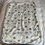Bedtime Originals - Jungle Buddies Sherpa Blanket, White/brown W/animals. Fixed Price $13.00.