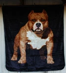 Pitbull Terrier Dog Queen Size Blanket. Fixed Price $54.59.