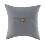 Mainstays Dynasty Square Coconut Button Accent Decorative Throw Pillow, 18" X. Fixed Price $16.99.