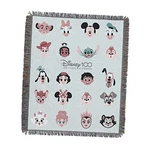 Disney 100 Woven Tapestry Throw Blanket 48" X 60" Celebrate Friends. Fixed Price $46.78.