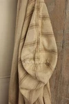 Vintage Mattress Cover Striped Fabric Linen Cotton Rayon Blend 30X68 Inch Duvet. Fixed Price $93.00.