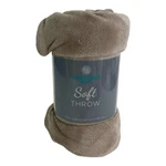 Comfort Bay Soft Throw 50 X 60 Inches Super Light Tan Brown Plush New Gift. Fixed Price $12.99.