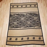 Biederlack Animal Print Zebra Blanket Throw 76" X 52" Vtg Usa Acrylic Blend. Fixed Price $44.00.