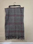Pendleton Plaid Wool Throw Blanket Black Fringe Traditional Decor. Fixed Price $74.99.