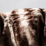 Safavieh Coco Striped Throw Blanket Milk Chocolate. Fixed Price $90.13.