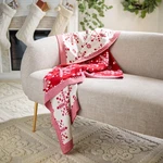 Safavieh Home Collection Frost Red 50 X 60-INCH Holiday Decorative Throw Blan.... Fixed Price $78.21.