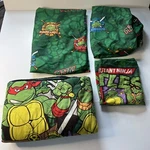 4 Pc Tmnt Toddler Soft Sheet Set Blanket Nickelodeon Teenage Mutant Ninja Turtle. Fixed Price $31.98.