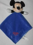 Disney Baby Mickey Mouse Security Blanket Lovey Blue Red Stitching Plush. Fixed Price $22.49.