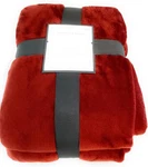 Threshold Ultra Soft Microplush Bed Blanket Full/queen -imperial Cinnamon Red. Fixed Price $35.00.