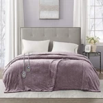Queen Heated Plush Electric Blanket With 20 Levels & Auto Shut Off, Lavende. Fixed Price $200.99.