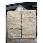 Amber Lewis Loloi PAL0030 22X22 Wool Textured Stripe Pillow Ivory/black Zip. Fixed Price $20.00.