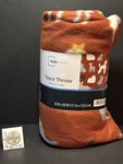 Mainstays Fleece Throw Blanket 50 X 60 Dogs Soft Lightweight. Fixed Price $9.99.