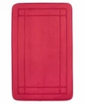 Sunham Comfort Soft 17 X 24 Memory Foam Bath Rug, Red. Fixed Price $20.00.