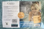 Quility Weighted Blanket With Soft Cover - 15 Lbs Full/queen 60" X 80" Aqua Grey. Fixed Price $49.99.