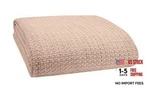 Belizzi Home 100% Cotton Bed Blanket, Breathable King (102 X 90 In) Beige. Fixed Price $42.74.