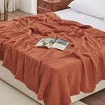 Muslin Blanket 100% Cotton 6 Layer King 108X90 Orange Lightweight Loves Cabin. Fixed Price $89.99.