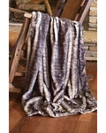 Carstens Home Dark Grey Tipped Fox Faux Fur Throw Blanket - NE645. Fixed Price $51.90.