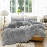 Plush Shaggy Duvet Cover Set 3 Pieces Aesthetic Fluffy Comforter Ul.... Fixed Price $35.65.