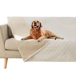 Fuguitex Waterproof Dog Blanket Cover 52X82" Cream Beige Plush Couch Sofa Bed. Fixed Price $46.01.