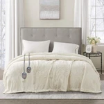 Heated Electric Blanket Queen 90X84 Fast Heating Auto Shutoff Ivory Beautyrest. Fixed Price $179.99.