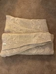 Restoration Hardware Throw Blanket 45% Virgin Wool 30% Acrylic 25% Alpaca. Fixed Price $240.00.