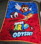 2018 40 X 50 Nintendo Super Mario Odyssey Silky Soft Fleece Throw Blanket. Fixed Price $8.99.