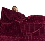 Korbliss Oversized Super Soft Cozy Flannel Blanket 10FT X Burgundy Red. Fixed Price $29.99.