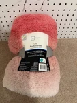 Cozy Plush Throw Mainstays 50 Inch Times 60 Pink Ombre. Fixed Price $12.00.