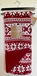 Newport Velvet Berber Blanket - Burgundy, White Fleece 50"X60". Fixed Price $23.33.