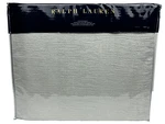 Ralph Lauren King Rhys Grey Linen Cotton Bed Blanket Coverlet Waffle Pattern. Fixed Price $159.99.