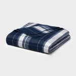 Brushed Cotton Blanket Plaid - Threshold. Fixed Price $56.00.
