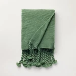 Knit Throw Blanket Green - Hearth & Hand With Magnolia. Fixed Price $12.99.