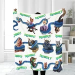 Personalized Disney Zootopia 2 Judy Nick Cute Friends Cozy Fleece Blanket. Fixed Price $40.00.