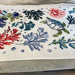 Vera Bradley Throw Blanket Seascape 80 X 50 Super Soft Beach House Turtle. Fixed Price $36.95.