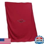 Arkansas Razorbacks Sweatshirt Blanket. Fixed Price $68.40.