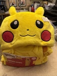 Members Mark Kids Faux Fur & Sherpa Hooded Throw Pokemon 40" 50". Fixed Price $29.99.