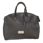 Valentino By Mario Bravia Bag Saffiano Leather Tote Large Gray $1195. Fixed Price $286.99.