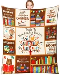 60X50 Inch Reading Blanket Book Lovers Gifts Soft Flannel Throw Women Mom. Fixed Price $34.42.