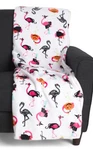Cupcakes Cashmere Halloween Flamingo Pink Summerween Blanket Throw Nwt. Fixed Price $32.00.